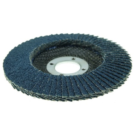 Weiler 4-1/2" Abrasive Flap Disc, Conical (TY29), Phenolic Backing, 36Z, 7/8" 31343